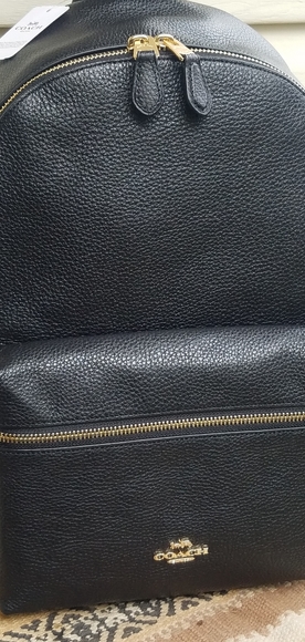 Coach "Charlie" backpack in black - Picture 5 of 11